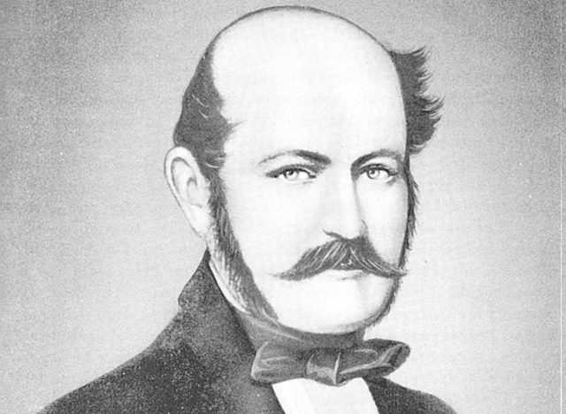 Ignaz Semmelweis y el lavado de manos salva vidas.