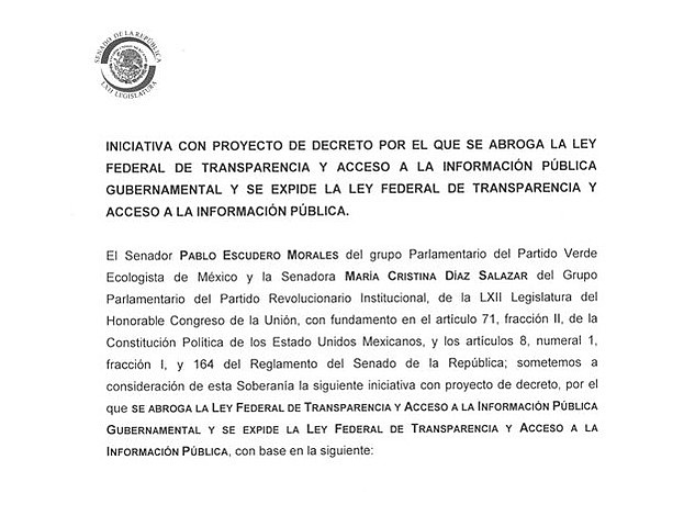Ley Federal de Transparencia y Acceso a la Información Pública Gubernamental