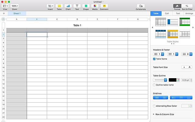 Numbers, el enemigo de Excel