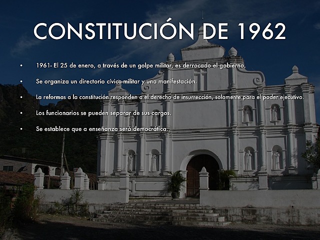 Promulgación de nueva constitución.