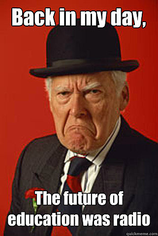 We don't talk about online education