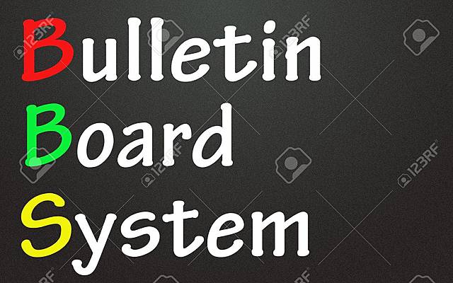 Se intercambian BBS (Sistema de tablon de anuncios) a través de lineas telefónicas