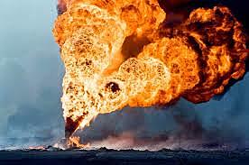 Fuego de Al-Mishraq(Iraq)