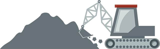 Extracción de materia prima