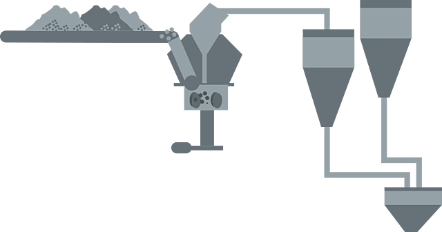 Se extrae el triple de materia prima