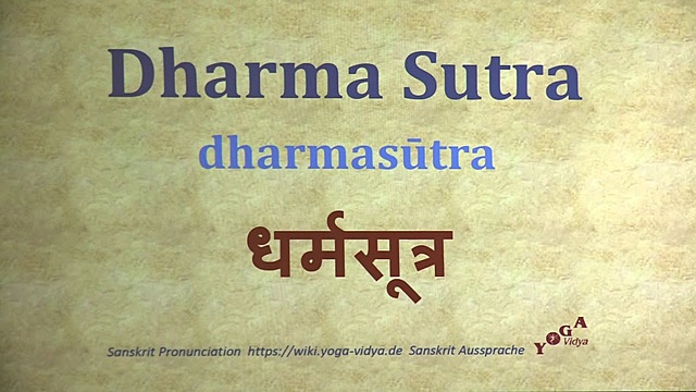 Dharma-Sutra entre los siglos IV ac y III ac