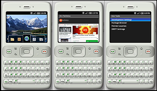 Android 0.5 - Milestone RC 20