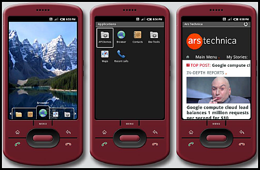 Android 0.5 - Milestone RC 37