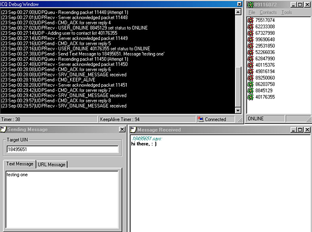 Mensajería instantanea
