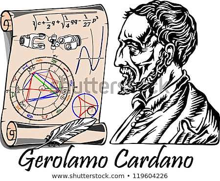 Geraldo Cardono y el algebra