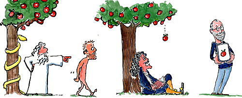 •	Isacc Newton: (1687) Postula el principio de la gravitación universal