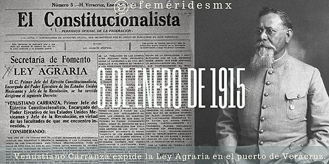 Ley agraria del 6 de enero de 1915