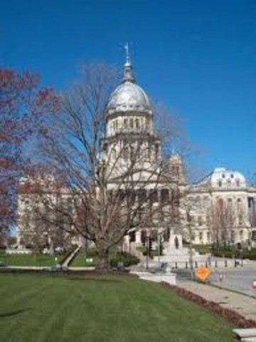 Capitol moved to Springfield