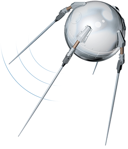 Lanzamiento del primer satelite "sputnik"
