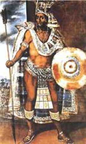 Moctezuma becomes leader of Aztecs