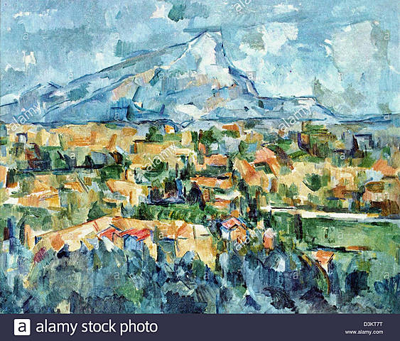 Mont Sainte-Victorie, Cézanne