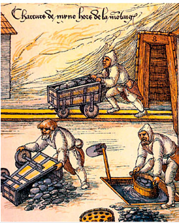 Siglo I - Técnica minera