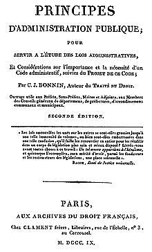 Principios de Administración Pública de Charles Jean