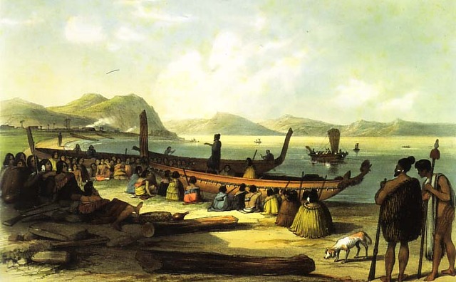 Amiowhenua #1 leaves Bay of Islands