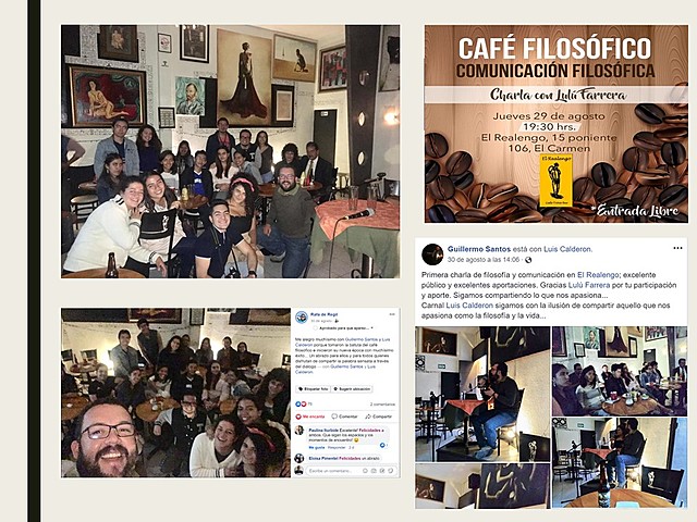 Primera charla del nuevo ciclo del Café Filosófico