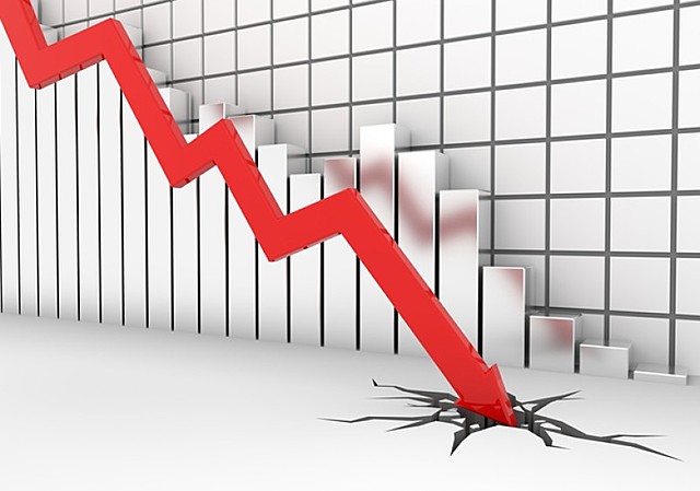 Disminución del PIB