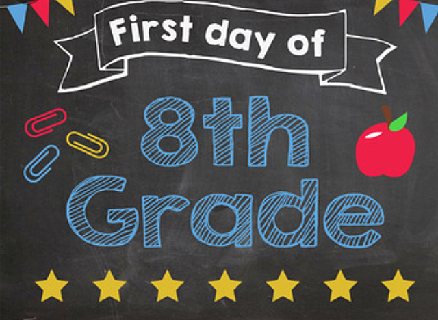 First day of 8th grade