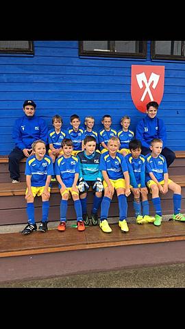 Patrick sein erstes FUssball spiel