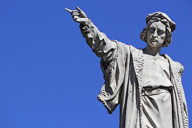 Kolumbus überquert den Atlantik