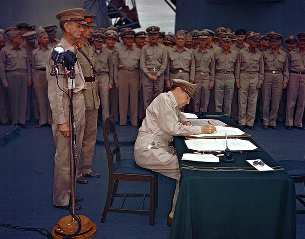 Japanese surrender- End of World War II