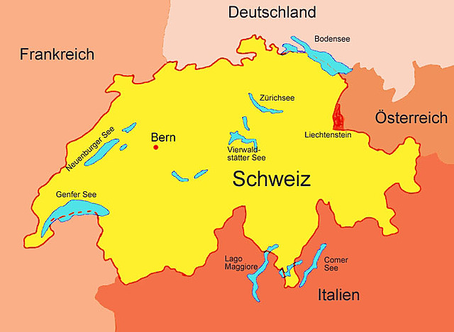 Die heutige/moderne Schweiz