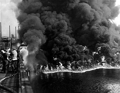 The Cuyahoga River fire