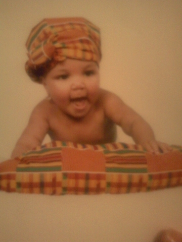 My First Birthday Protrait.