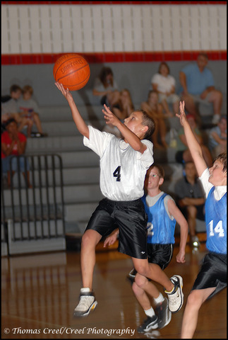 I played in my first basketball league