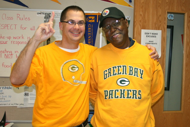 Napolean becomes a Green Bay fan