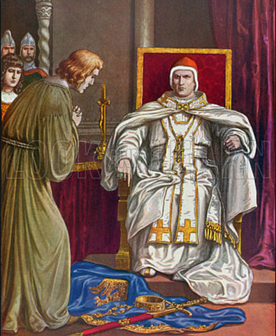 Pope Gregory VII .v. King Henry IV