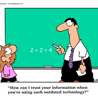 Timeline: My Technology as a Student-Kindergarten through College