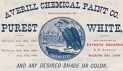 Se registra la primera marca comercial llamada "Avenill paint co."