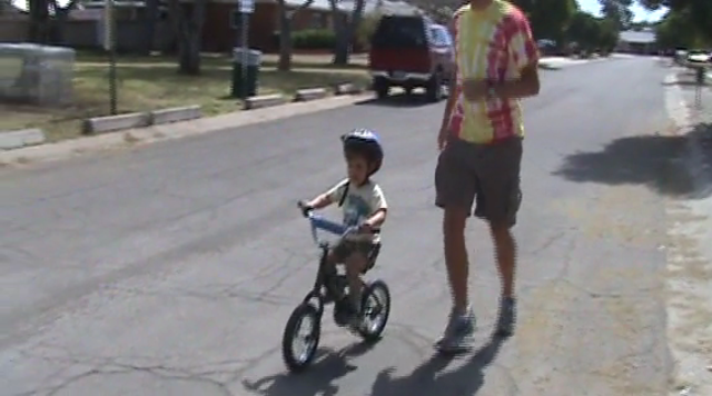 I learned to ride a two wheeler bike