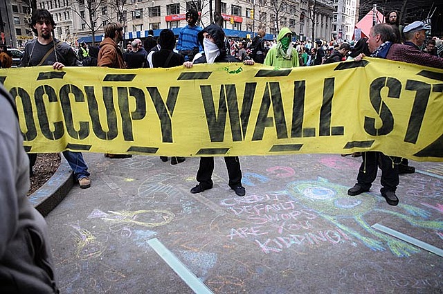 Surgió el movimiento Occupy en Wall Street en Estados Unidos