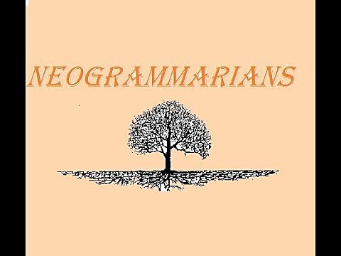 Neo-Grammarian School