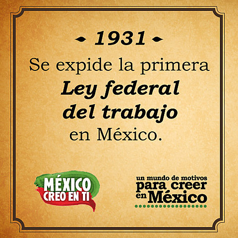 (1931) Ley Federal del Trabajo