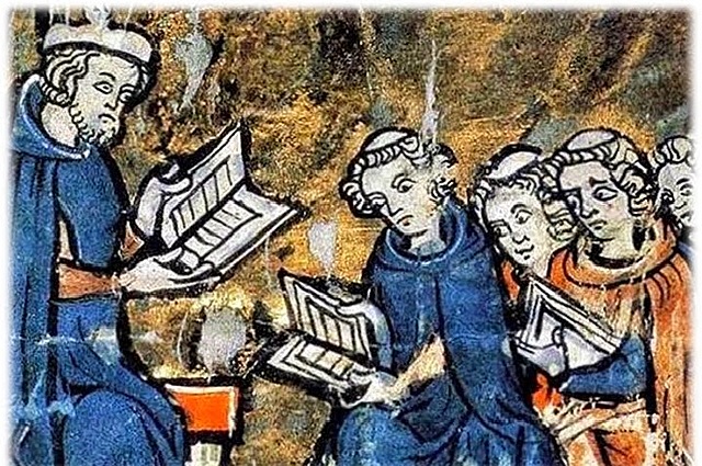 La lectura en la edad media.