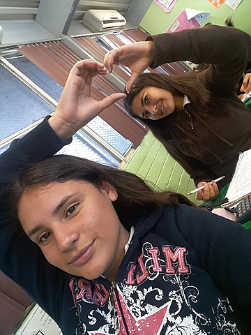Conoci a mi segunda amiga en la prepa<3