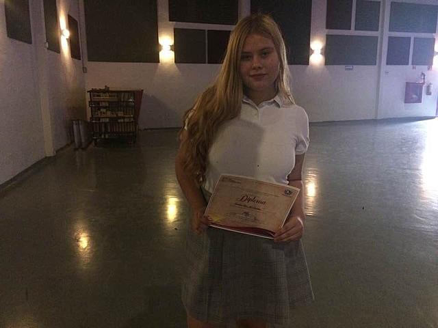 Me gradué de la secundaria