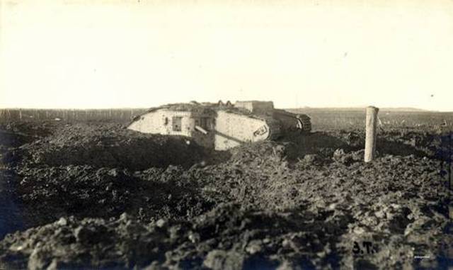 The tank is used for the first time