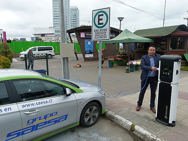 implementación de vehiculos electricos en Chile