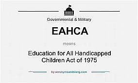 The Education for all Handicapped Children Act