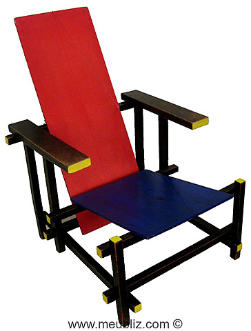 FAUTEUIL ROUGE BLEU