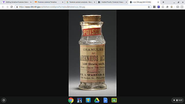 Investigating poisoning