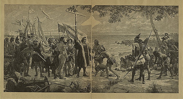 Columbus discovers the New World